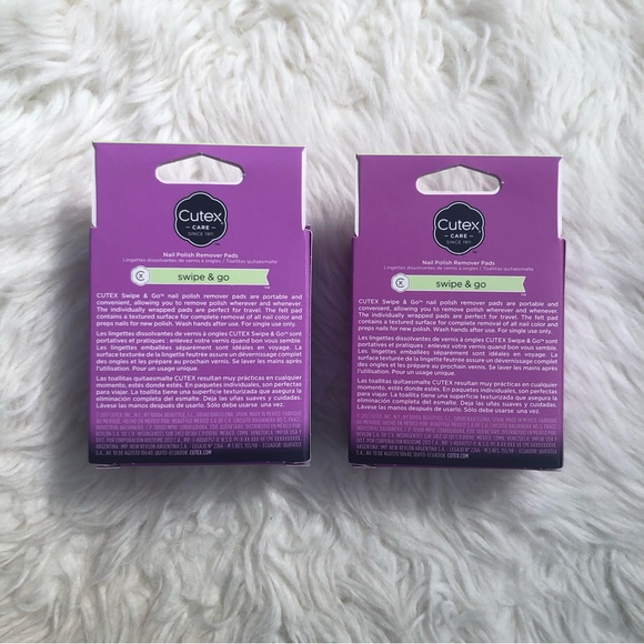 Cutex Nail Polish Remover Wipes-2 boxes - Picture 4 of 8